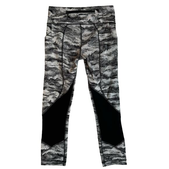 Lululemon Pace Rival Long Leggings Womens 4 Power Luxtreme Hazy Workout Gym Camo - Picture 2 of 14